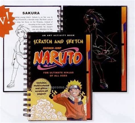 Scratch and Sketch Naruto Art Activity Book Scratch and Sketch Epub