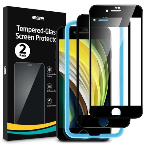 Screen Protector Tempered Glass Black Reader