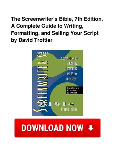 Screenwriters Bible Pdf Reader