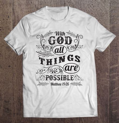 Scripture T-Shirts: Amplify Your Faith and Inspire Others