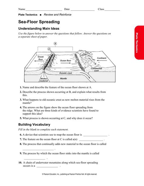 Sea Floor Spreading Pearson Answers Kindle Editon