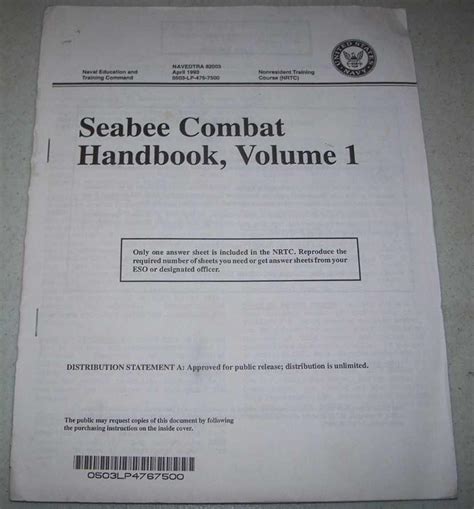 Seabee Combat Handbook Answer Key Reader