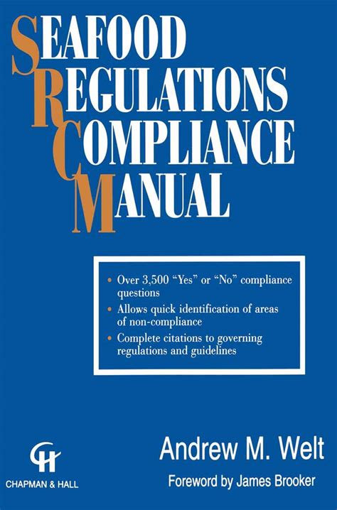 Seafood Regulations Compliance Manual 1st Edition PDF