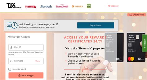 Seamless TJX Credit Card Login in 3 Simple Steps