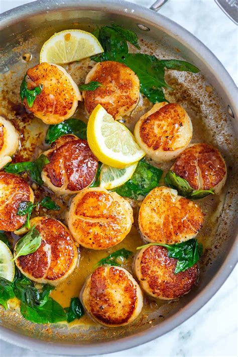 Seared Scallops: