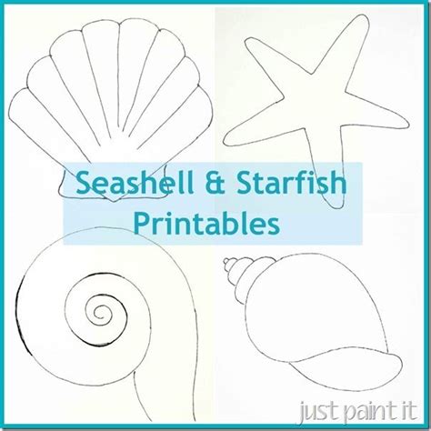 Seashell Templates Printable