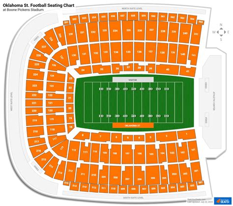 Seat Number Boone Pickens Stadium Seating Chart
