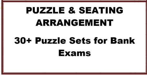 Seating Arrangement Questions PDF: A Master Guide to Solving Seating Puzzles