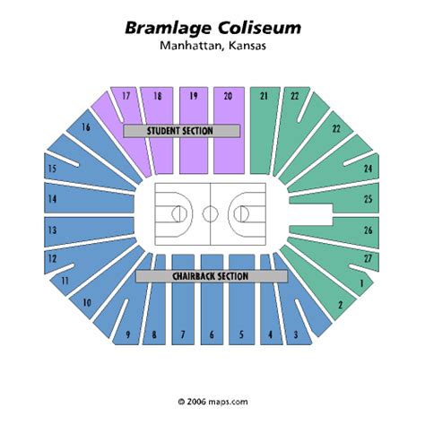 Seating Chart Bramlage Coliseum