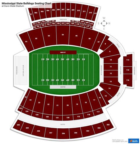 Seating Chart Mississippi State Football Stadium