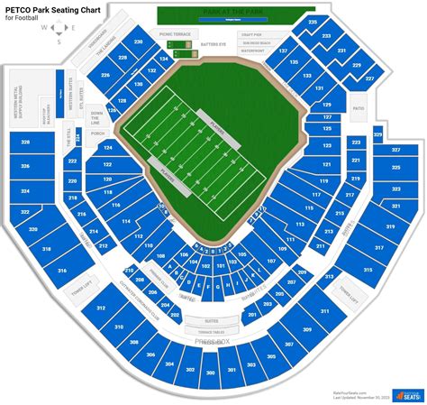 Seating Chart Petco Park