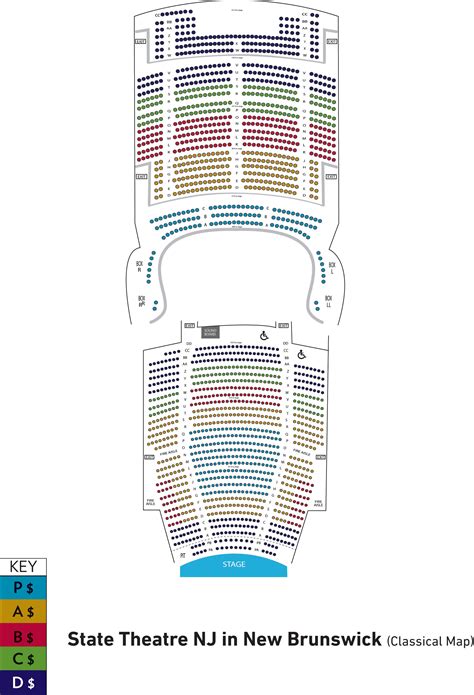 Seating Chart State Theater New Brunswick Nj