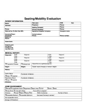 Seating Mobility Evaluation Ebook Epub