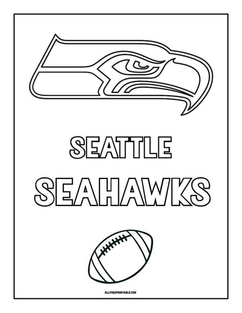 Seattle Seahawks Coloring Pages