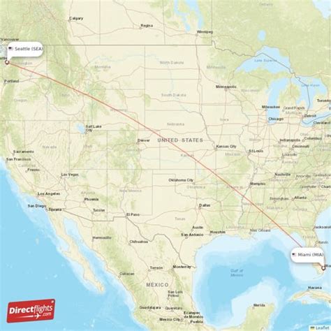 Seattle to Miami Flight Time: Uncovering the Direct Route