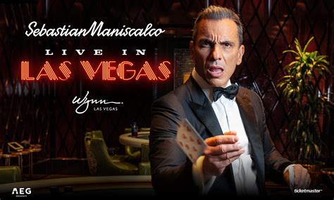 Sebastian Maniscalco Las Vegas: The Comedian's Guide to Sin City