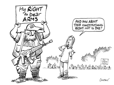 Second Amendment Cartoon: A Humorous Take on a Serious Subject