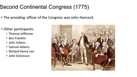 Second Continental Congress: Unit 1.1 AP GOPO