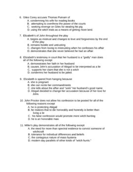 Secondary Solutions The Crucible Final Exam Key Epub