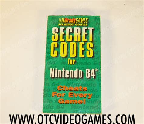 Secret Codes for Nintendo 64 Volume 4 Brady Games Epub