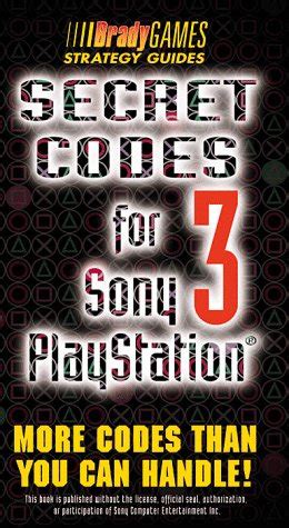 Secret Codes for Sony PlayStation Official Strategy Guides Vol 1 PDF