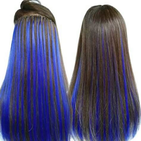 Section 1: Dive into the World of Blue Hair Extensions