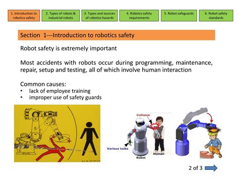 Section 1: Importance of Robot Safety