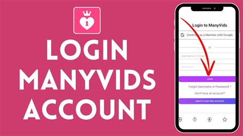 Section 1: ManyVids Login