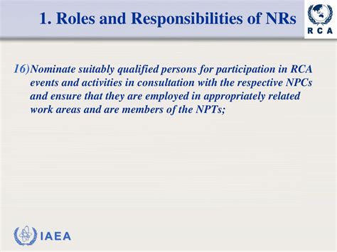 Section 1: Role and Responsibilities of Qualified Persons