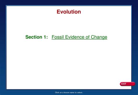 Section 1 Fossil Evidence Of Change Answers Kindle Editon