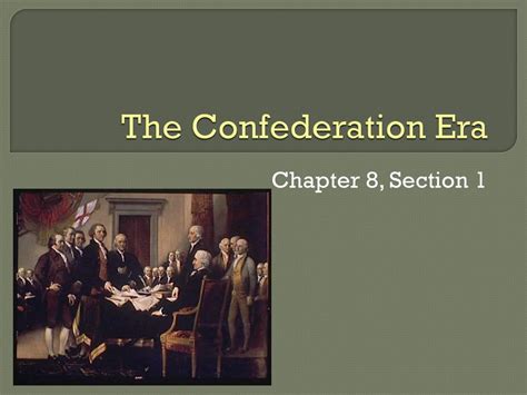 Section 1 The Confederation Era Answer Key Kindle Editon