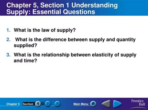 Section 1 Understanding Supply Quiz Answers PDF