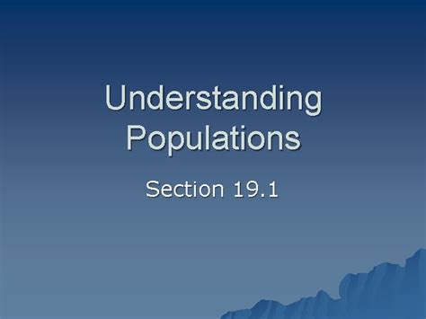 Section 19 1 Understanding Populations Answer Key Kindle Editon