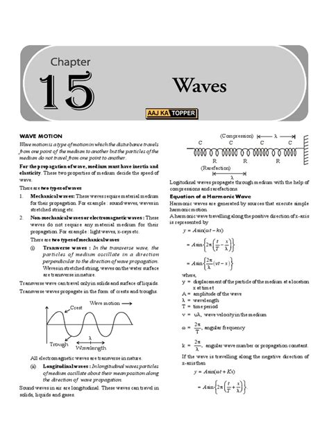 Section 2 Characteristics Of Waves Answer Key Doc