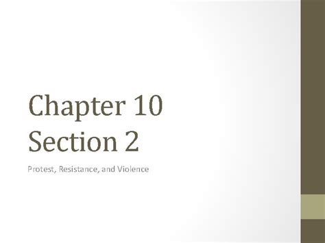 Section 2 Protest Resistance And Violence Answers Kindle Editon