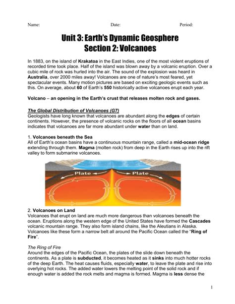 Section 2 Reinforcement Volcanoes Answers PDF