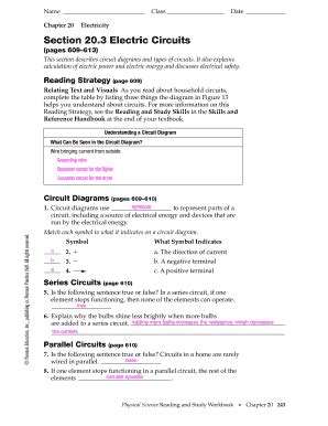 Section 203 Electric Circuits Answers PDF