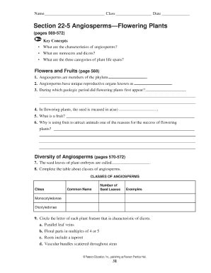 Section 22 Angiosperms Flowering Plants Answer Key Kindle Editon