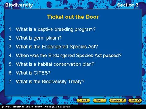 Section 3 Biodiversity Answer Key Doc