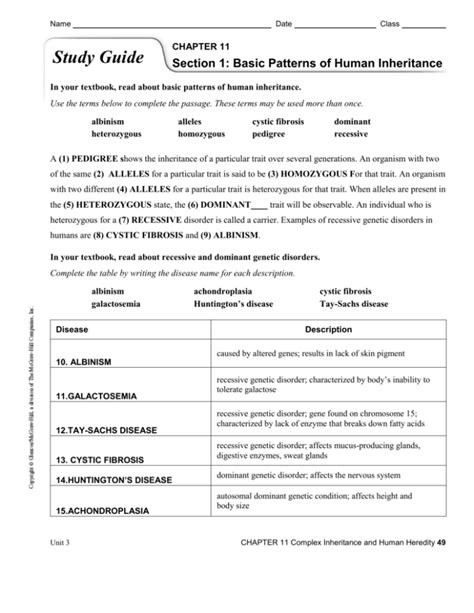 Section 3 Chromosomes And Human Heredity Answers Doc