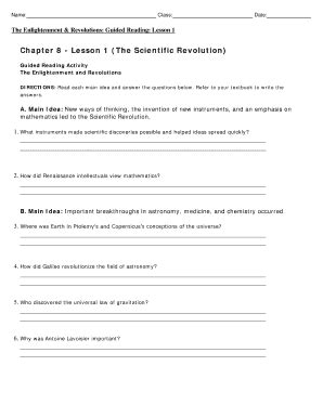 Section 3 Enlightenment And Revolution Answer Key PDF