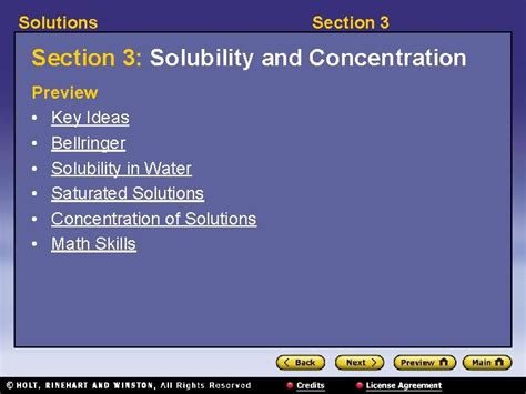 Section 3 Solubility Concentration Answers Doc