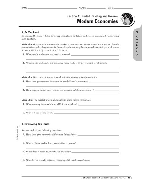 Section 4 Guided Reading And Review Modern Economies Answers Epub