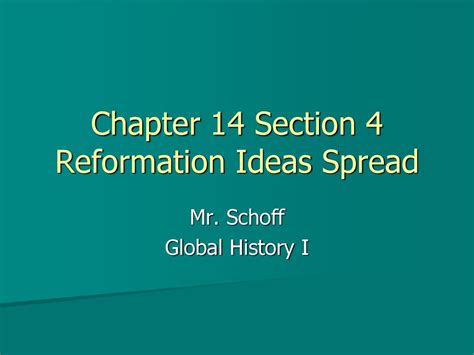 Section 4 Reformation Ideas Spread Workbook Answers Kindle Editon