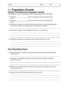 Section 5 1 How Populations Grow Answer Key Doc