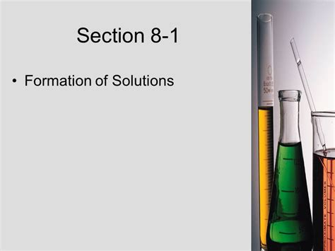 Section 8 1 Formation Of Solutions Kindle Editon