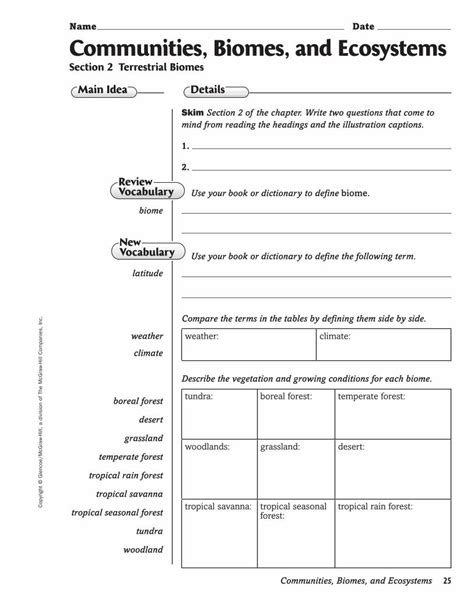 Section Review Terrestrial Ecosystems Answers Kindle Editon