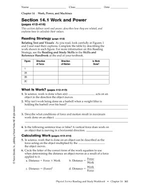 Section Work Power And Machines Answers Reader