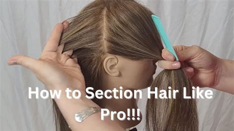 Section Your Hair: