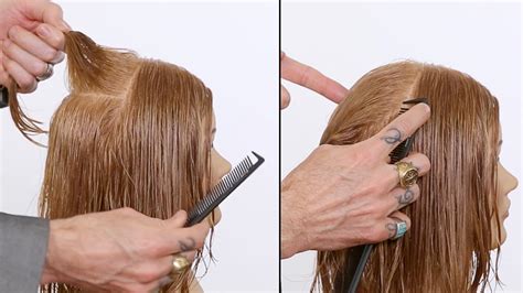 Section your hair: